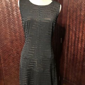 Black Anne Klein sleeveless dress, size 12